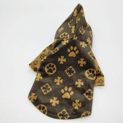 Brown Trendy coat for pet w427#