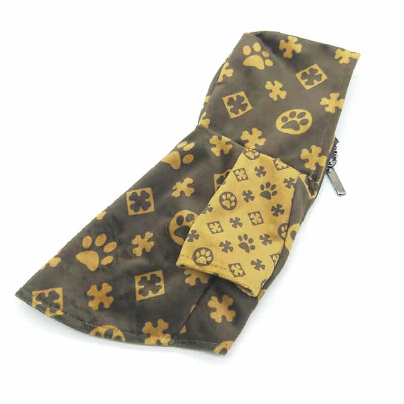 Brown Trendy coat for pet w427#