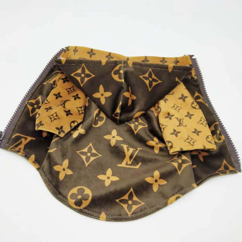 Brown Trendy coat for pet w427#