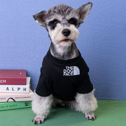 the dog face shirt for small and large dog w696