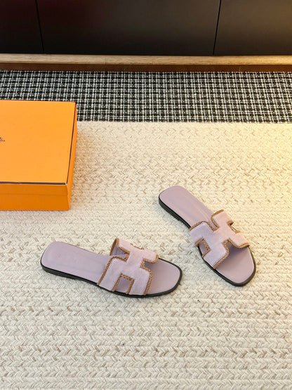 Women's Summer Slides — H (Pink)