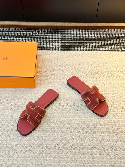 Women's Summer Slides — H-Style (Orange)