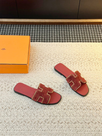 Women's Summer Slides — H-Style (Orange)