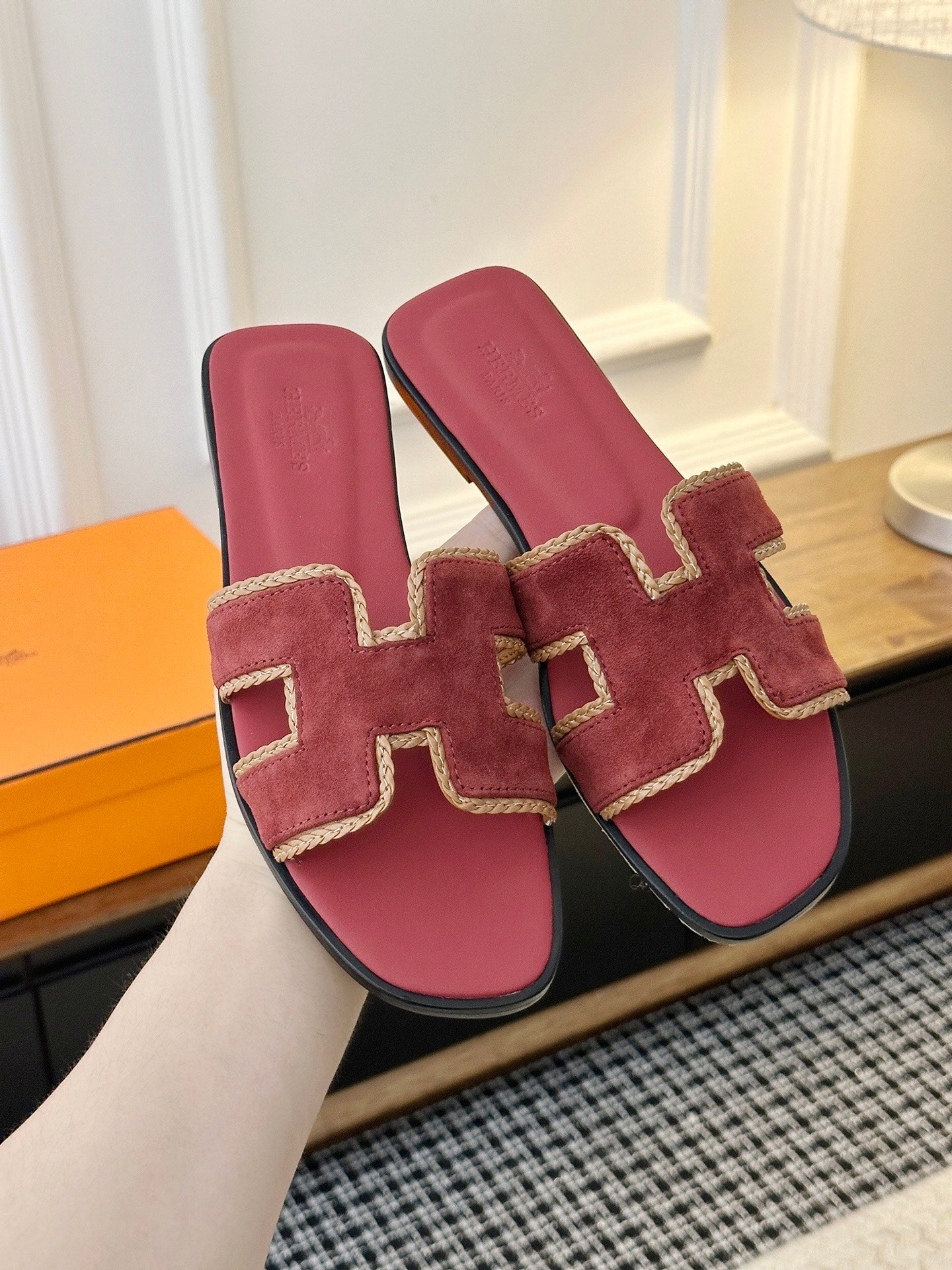 Women's Summer Slides — H-Style (Orange)