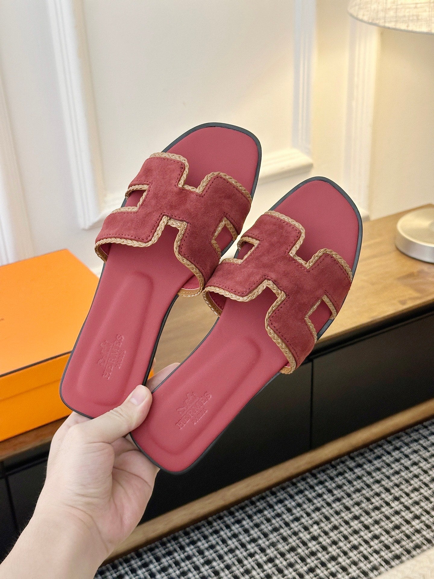 Women's Summer Slides — H-Style (Orange)