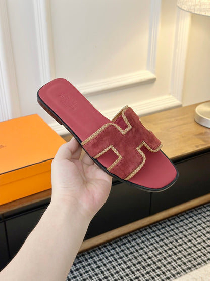 Women's Summer Slides — H-Style (Orange)
