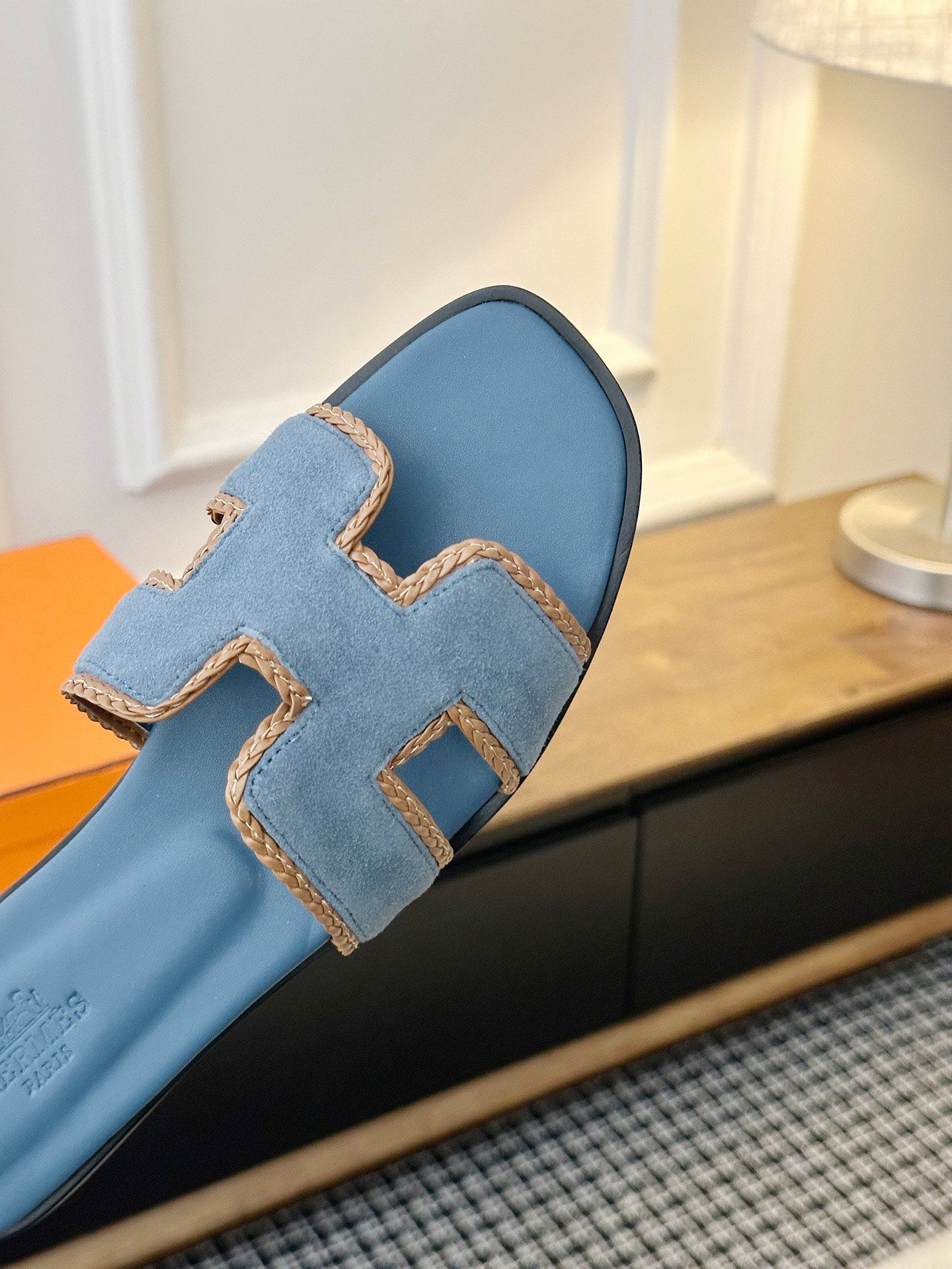 Summer Fashion Slides — H (Light Blue)