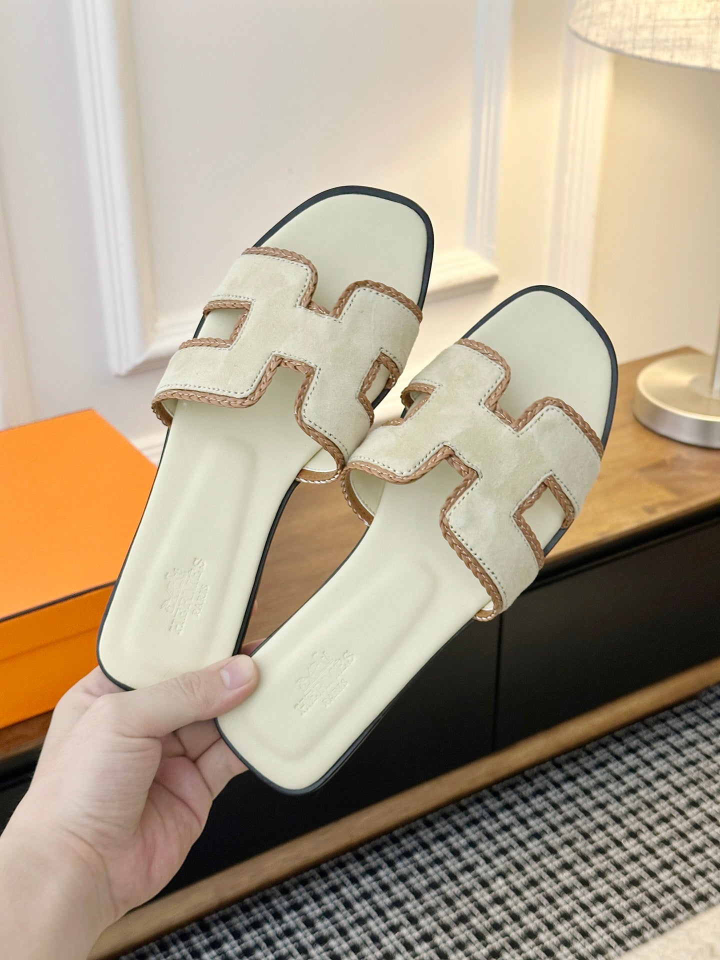 Women's Summer Slides — H (Off-White)