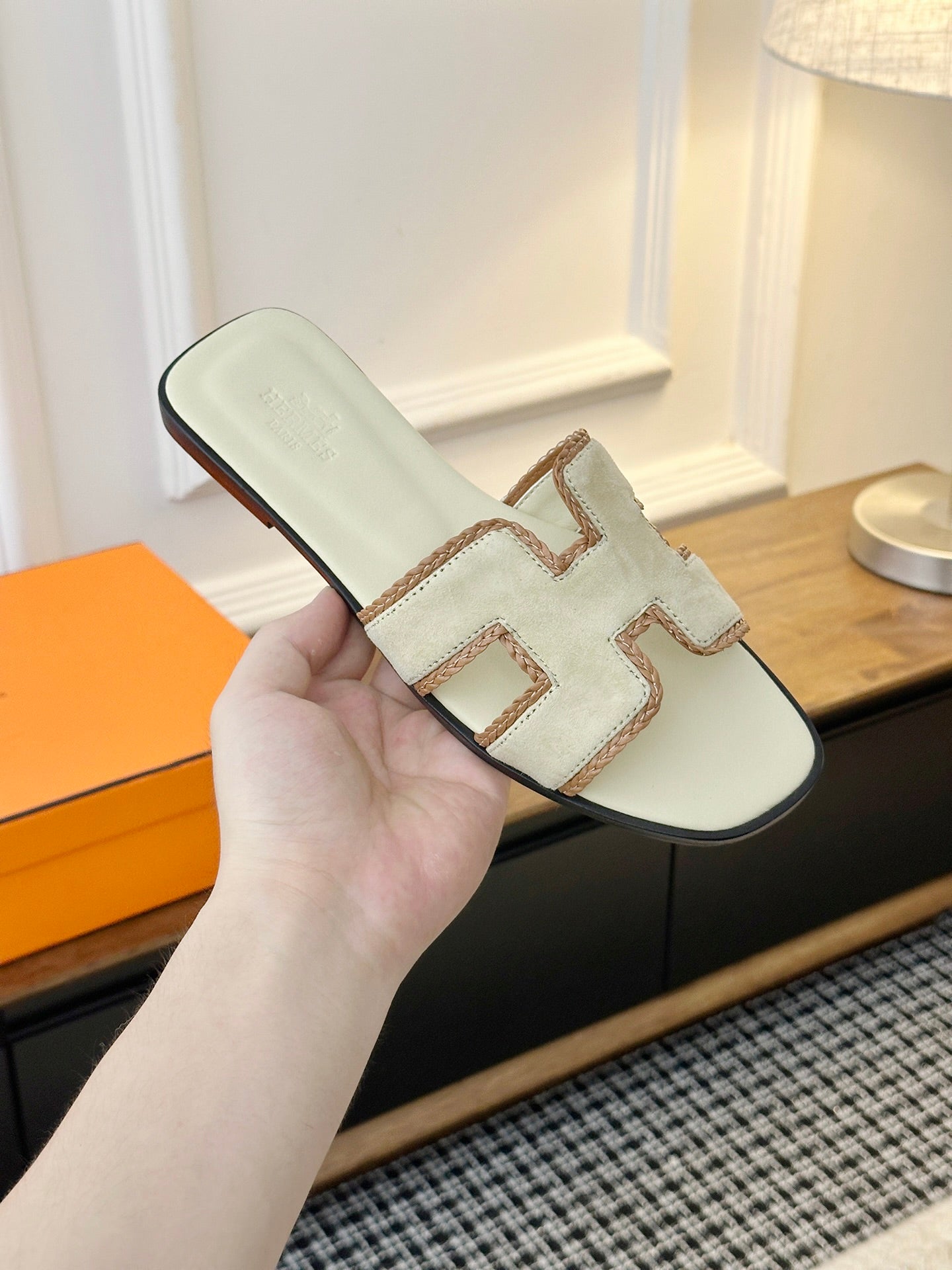 Women's Summer Slides — H (Off-White)