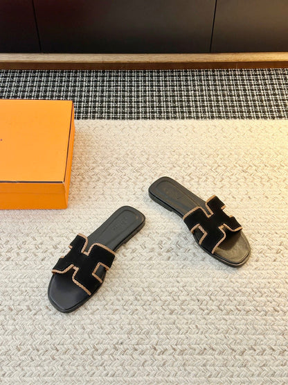 Summer Fashion Women's Shoes H — Black