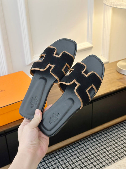 Summer Fashion Women's Shoes H — Black