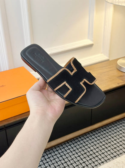 Summer Fashion Women's Shoes H — Black