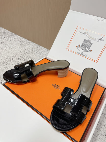 Summer Fashion Women's Shoes — H (Black)