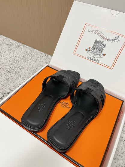 Summer Fashion Women's Shoes — H (Black)